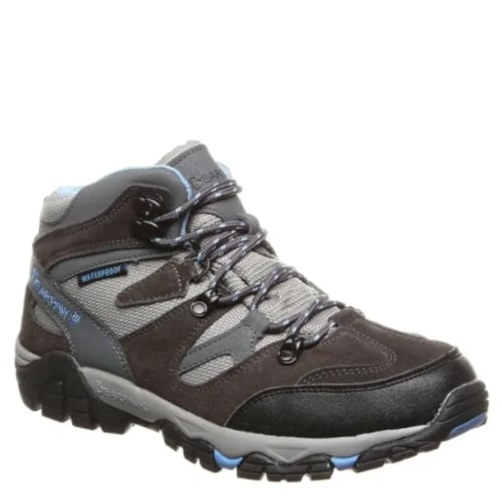 BEARPAW Women's Corsica Hiking Boot, Charcoal, 8 Medium